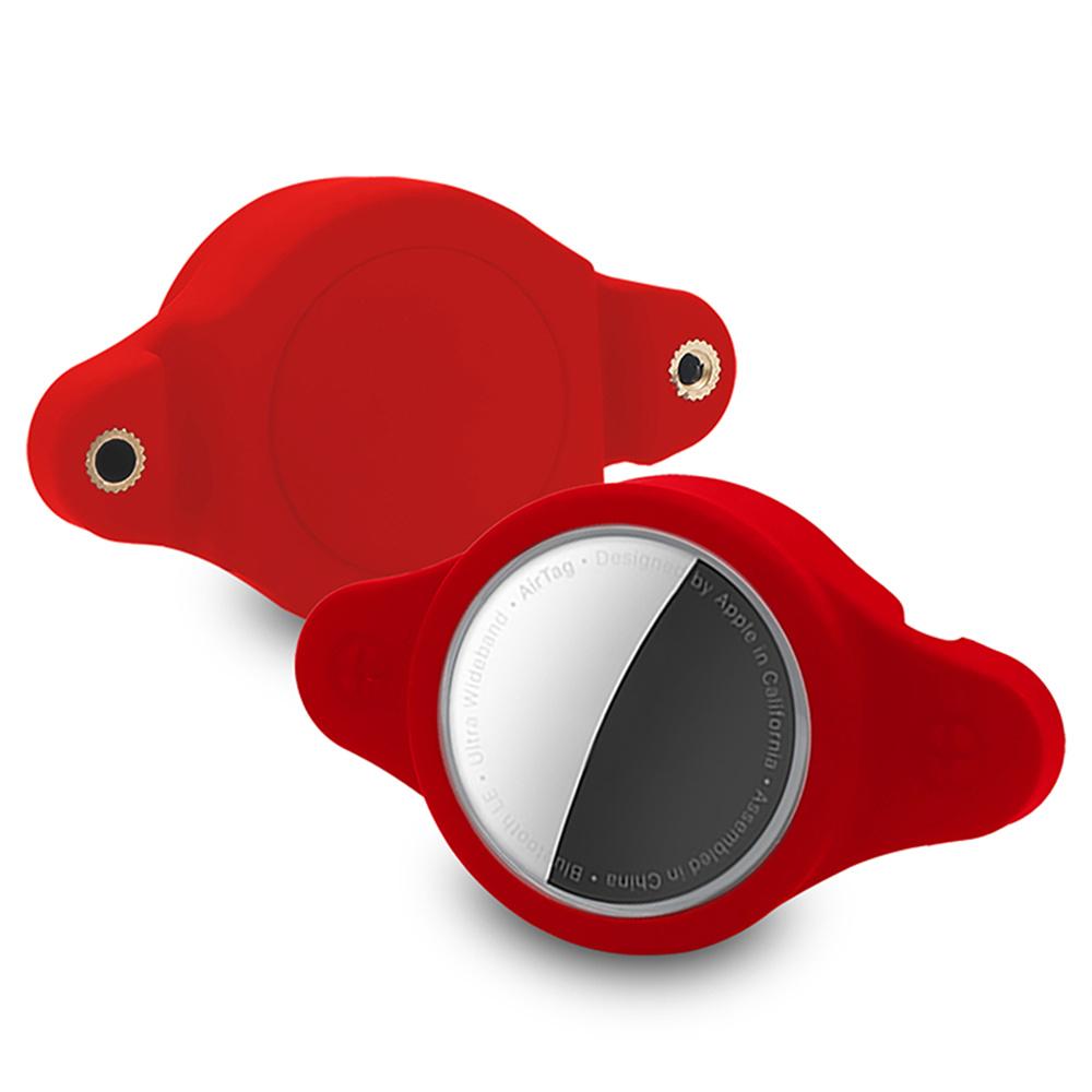 For Apple AirTag Silicone Protective Case Waterproof Cover Pet Collar Smart Tracker Holder