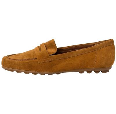 Women's Slip-ons Tamaris Loafers Leather Cognac