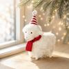 Scarf Hat Little Lamb Hanging Pendant Cute New Year Xmas Decoration Mini Sheep Doll  Party Decor