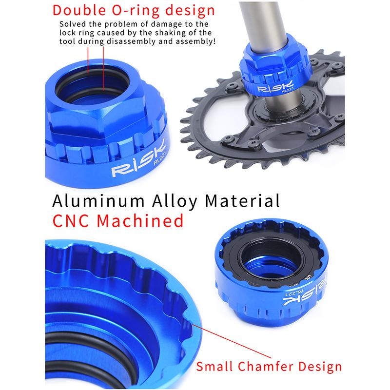 Bicycle Chainrings Mounting Tool For Shimano Bike Direct Mount Repair Tool Crank