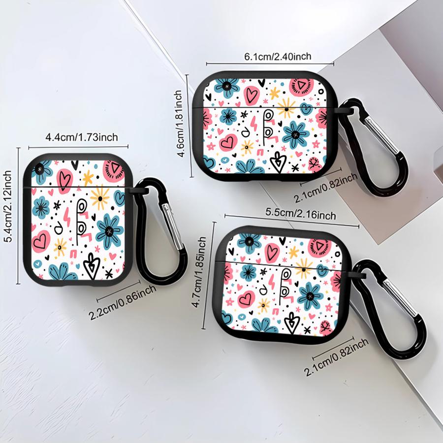 Retro Love Soft Earphone Cases Cover Case For Airpods Pro 2 3 Pro3 1 4 Pro2