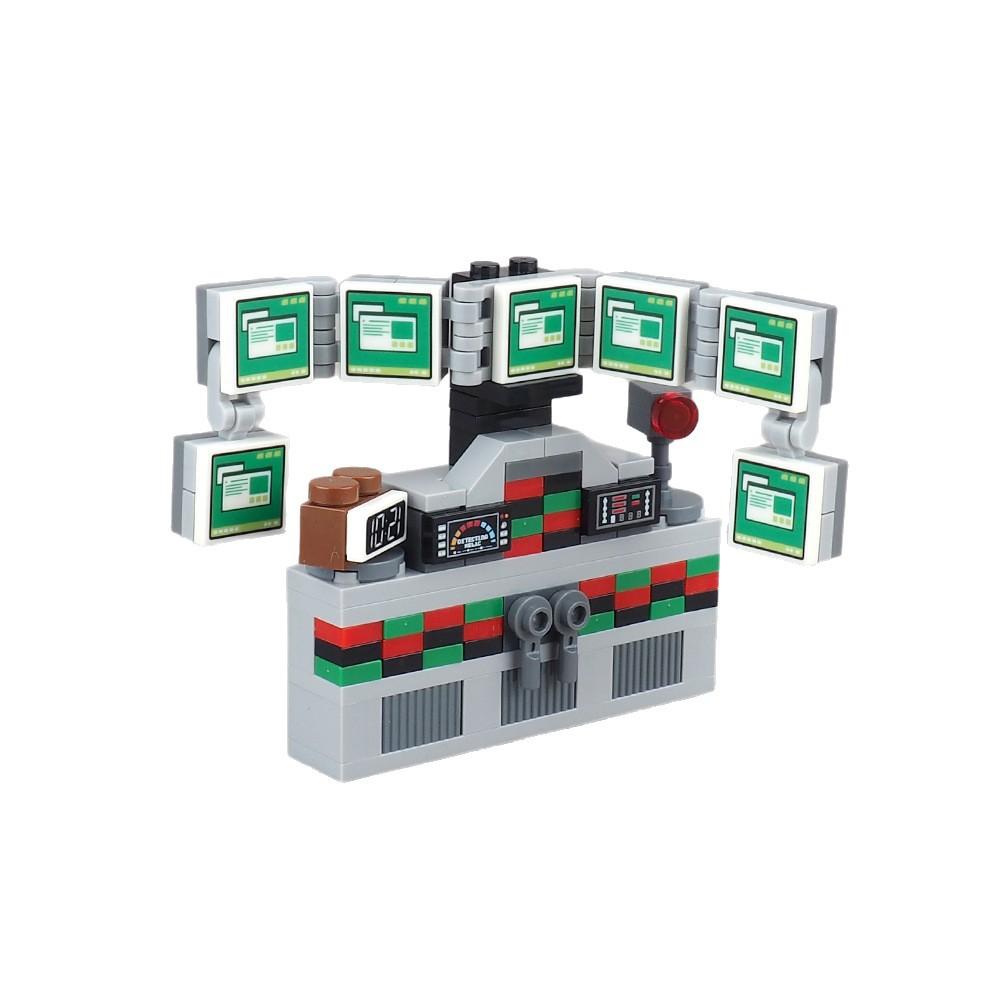 Ungiftig Moc 1 Stück 3069 3068 Intelligente Computer-Forschungsplattform Baustein-Set Gedruckte Daten-Steuerungspanel-Plattenstein Spielzeug Geschenke
