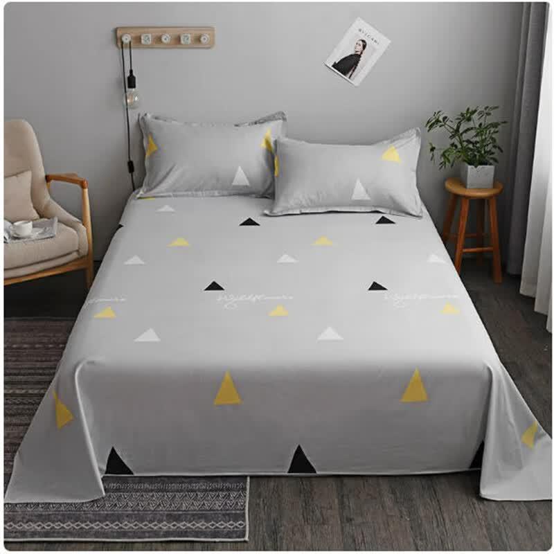 Jianshangjia Summer Brushed Bed Sheet Set