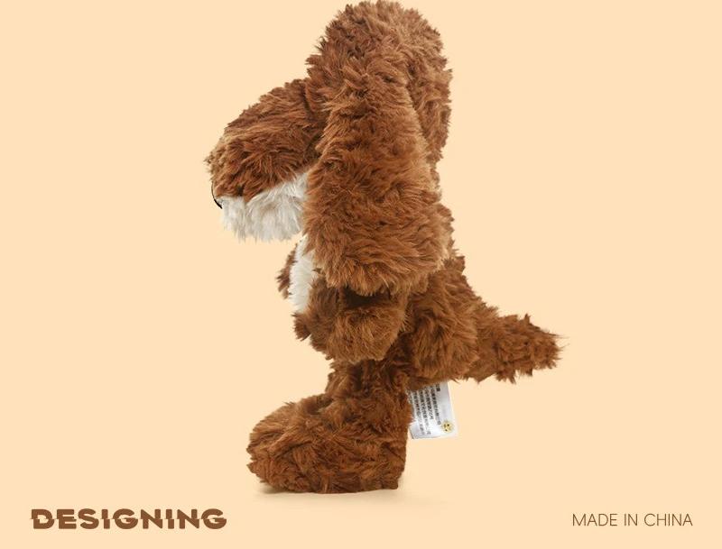 Fluffy Cartoon Meatloaf Dog Plush Toy - Super Soft Stuffed Dachshund Beagle Plushie Kawaii Huggable Toy for Kids & Dog Lovers