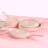 Pearl Metal Rosa Frying Pan, 20cm, Induction Compatible, Fluoropolymer Coating, HC-724