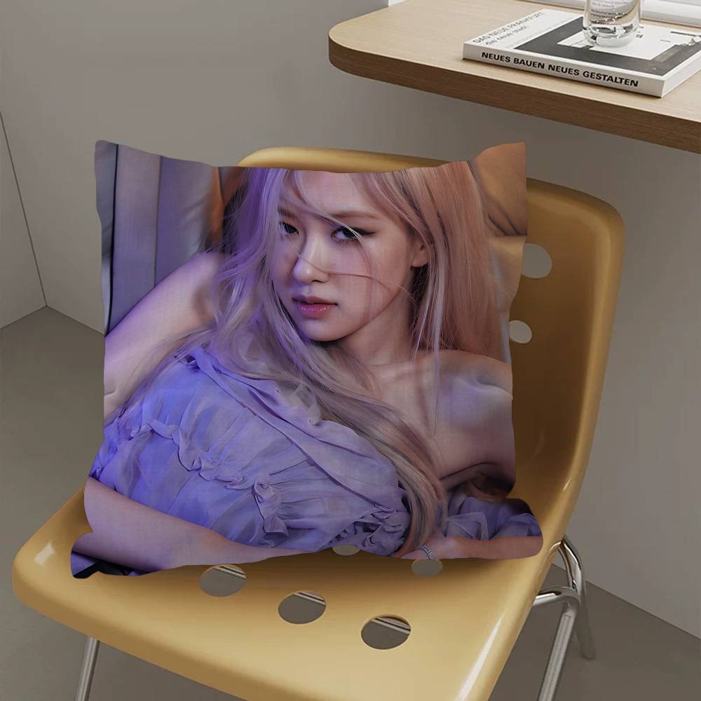 Popular K-pop B-Black Groups Pinkes Pillow Cover Design Cushion Cover Decor Holiday Decorati