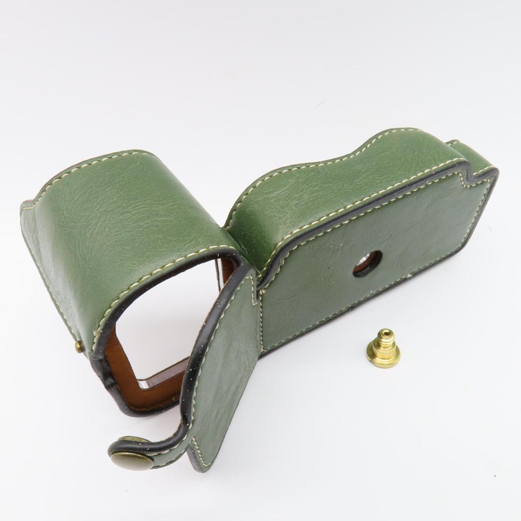 Synthetic Leather Case for Nikon Bottom Opening Protective Jacket Cover D850, (Green)