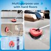 Non-Scratch Bristles Scrub for Vileda Turbo EasyWring Floor Mop Heavy-Duty Tile Deep Cleaning Brush-Drop Shipping