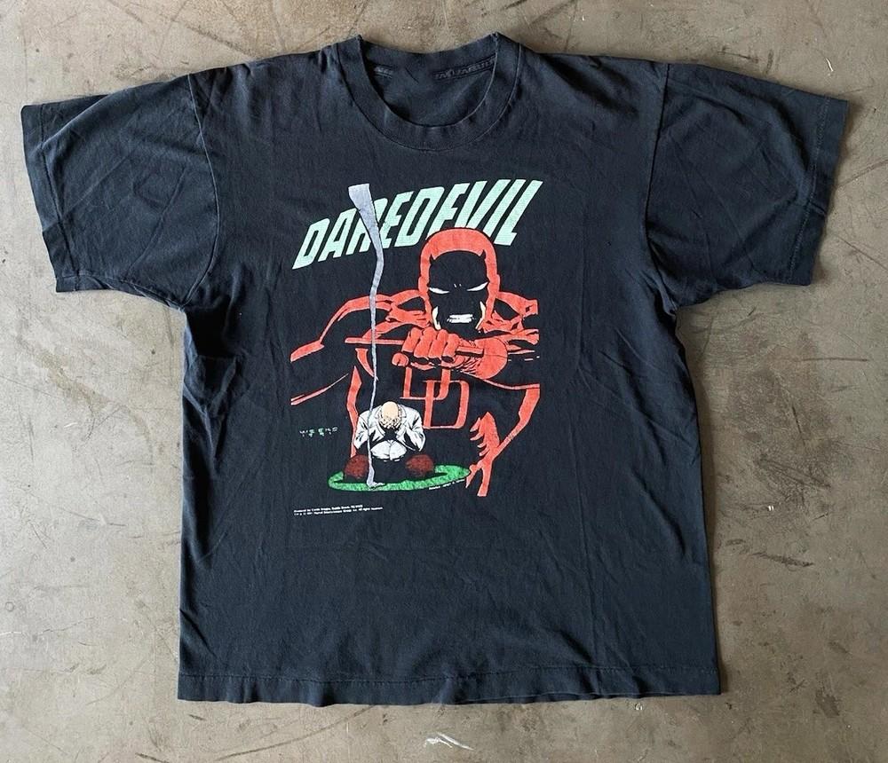 

1991 Daredevil Marvel Comics Футболка Розмір S-5XL Бренд Comfort Colors Нова Унісекс Футболка S