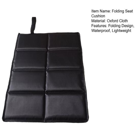 Oxford Cloth Folding Seat Lightweight Portable Cushion Outdoor Hiking Travel Seat Mat Waterproof Camping Picnic Sitting