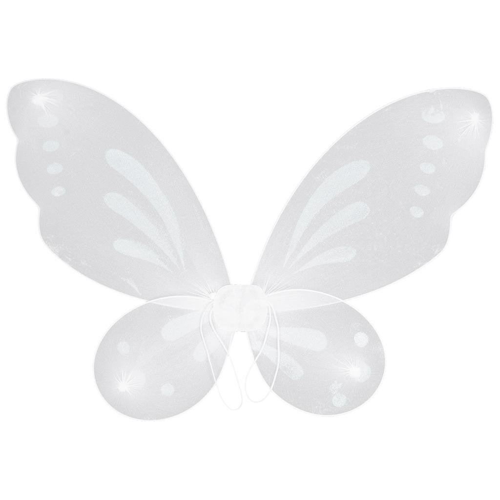 Girls Sparkling Fairy Angel Sheer Wings for Kids Photography Masquerade Halloween Christmas Party Cosplay Costume