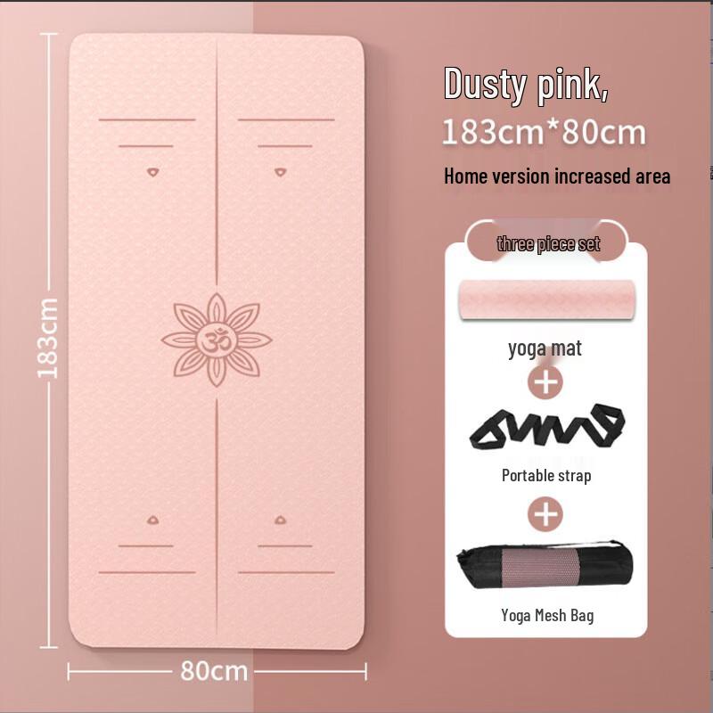 OUFEISI 1cm Thick Anti-Slip Moisture-Proof Picnic Yoga Sports Mat