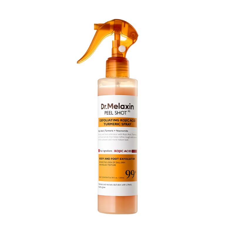 [Dr.Melaxin] PeelShot Body Scrub Kojic Acid + Turmeric Body Peeling Spray 200ml
