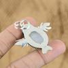 Wedding Gift For Her 925 Silver Natural Rainbow Moonstone Gemstone Pendant