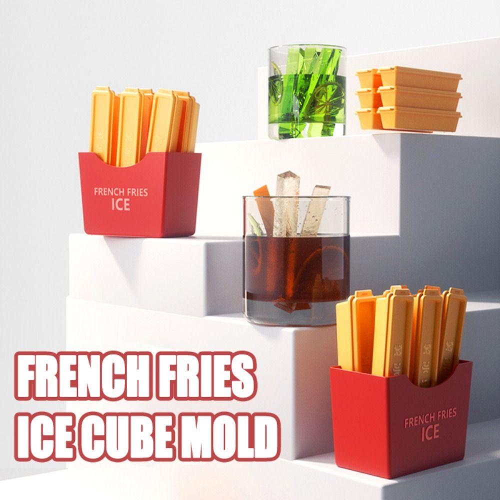 

Creative Ice Cube Silicone Mold Chip Shape Ice Cube Maker Kitchen Gadgets