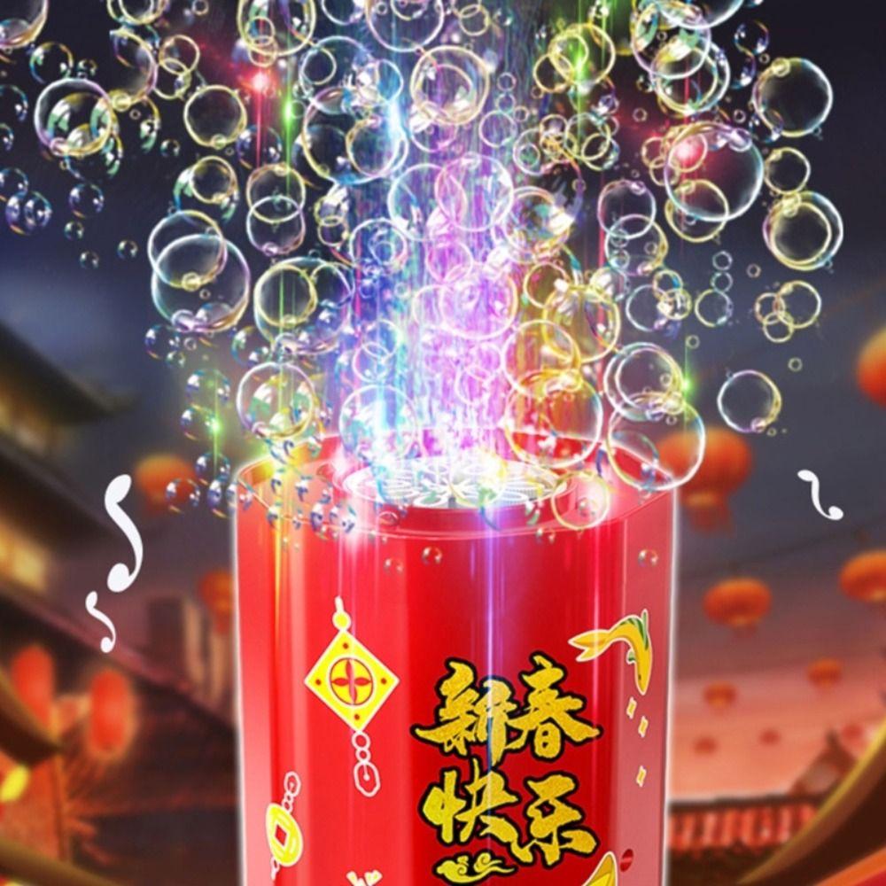 Leak Proof Bubble Toys With LED Light Music Bubble Blow Maker Electric Bubble Machine Summer