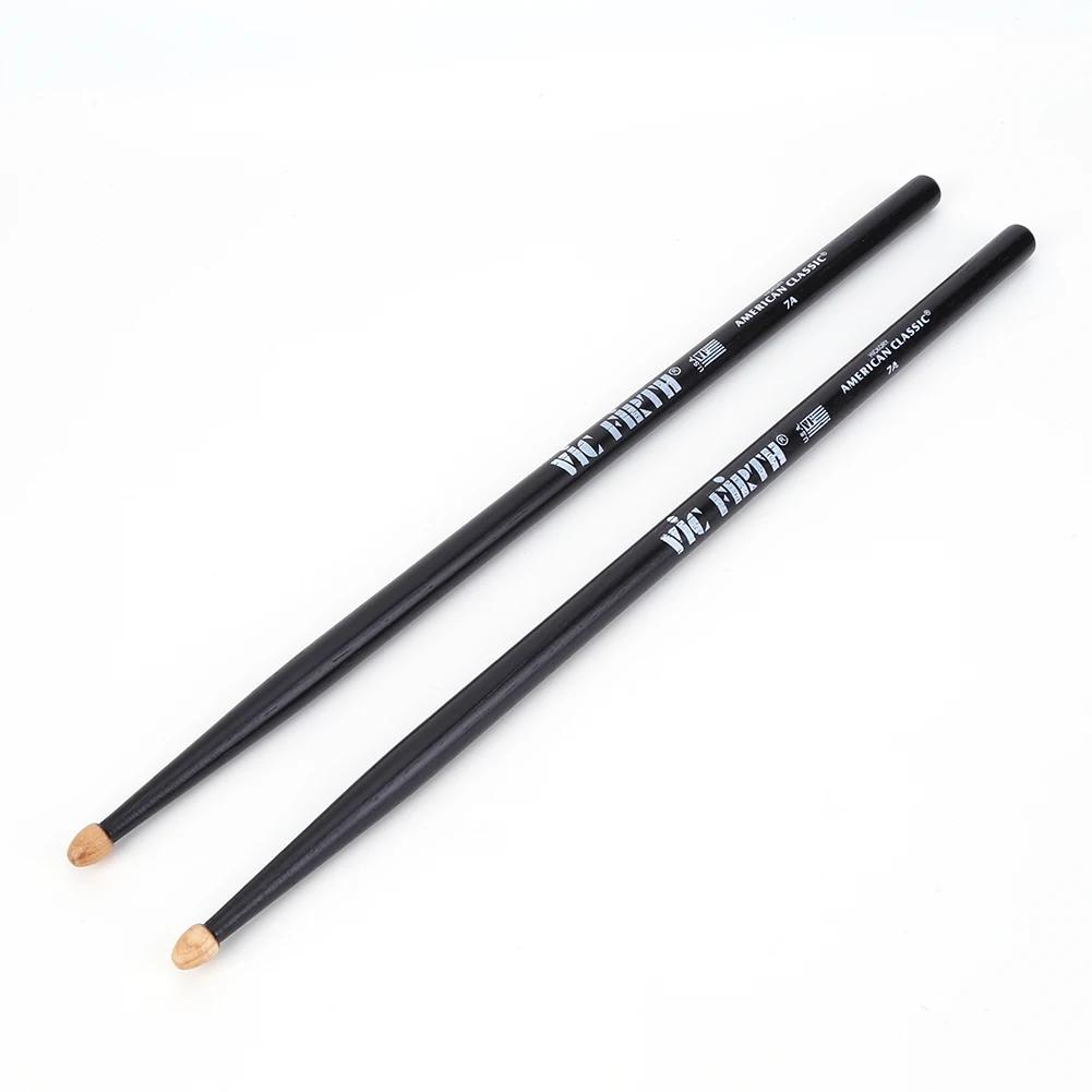 1 Pair 5A/7A Drumsticks Mallets Jazz Drum Sticks Consistent Weight and Pitch American Hickory Drumsticks for Electronic Drums