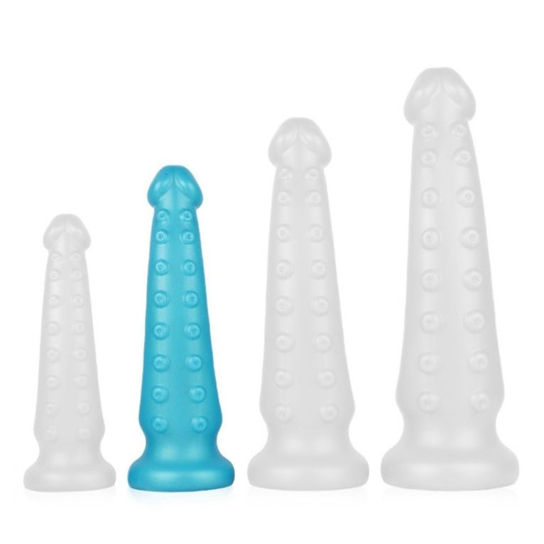 Tentakel M Dildo 23 X 5.5cm Blue - ToppedMonster - Unusual Dildos