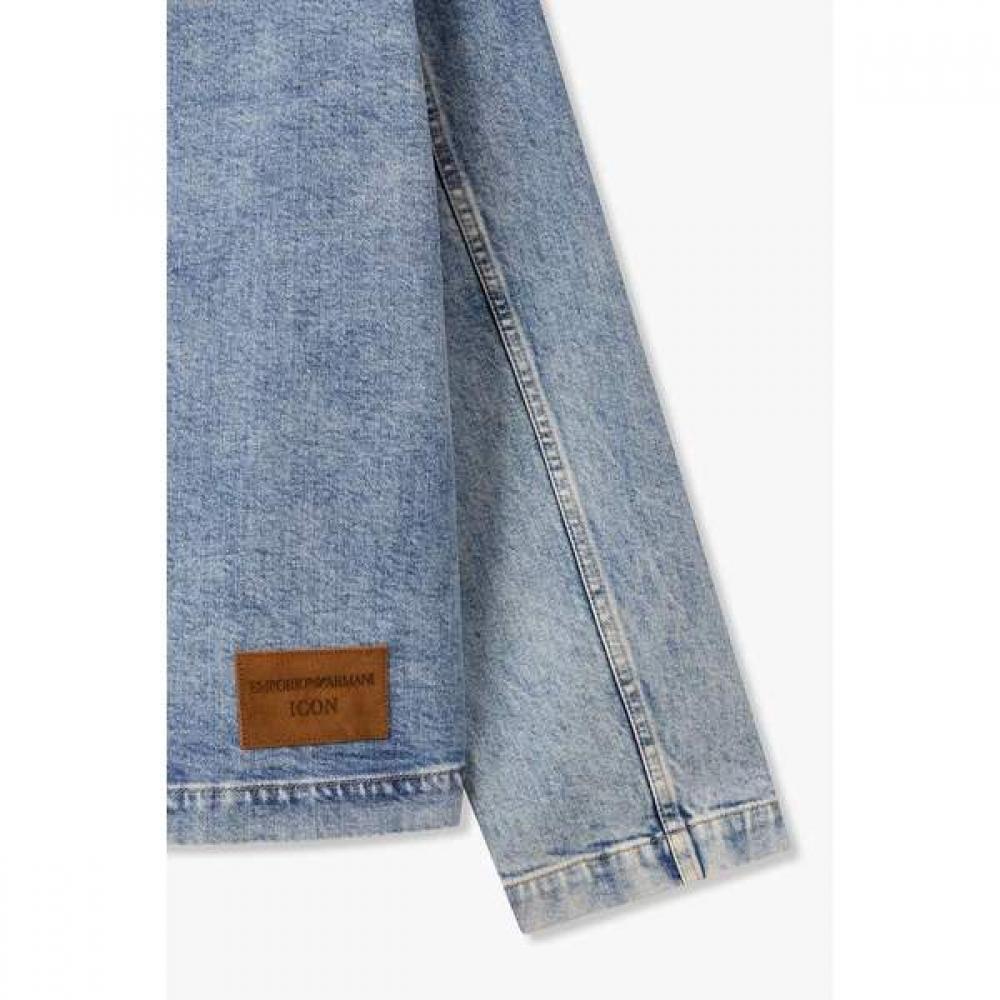 Emporio Armani Men S Stretch Pocket Denim Jacket A516110008