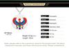 Dawapara Pharaonic Horus Necklace Winged Sun Disk Horus Falcon Necklace Ancient Egyptian Guardian Amulet Stainless Steel Jewelry