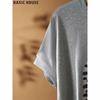 Basic House Women's Cat Print Short Sleeve T-Shirt