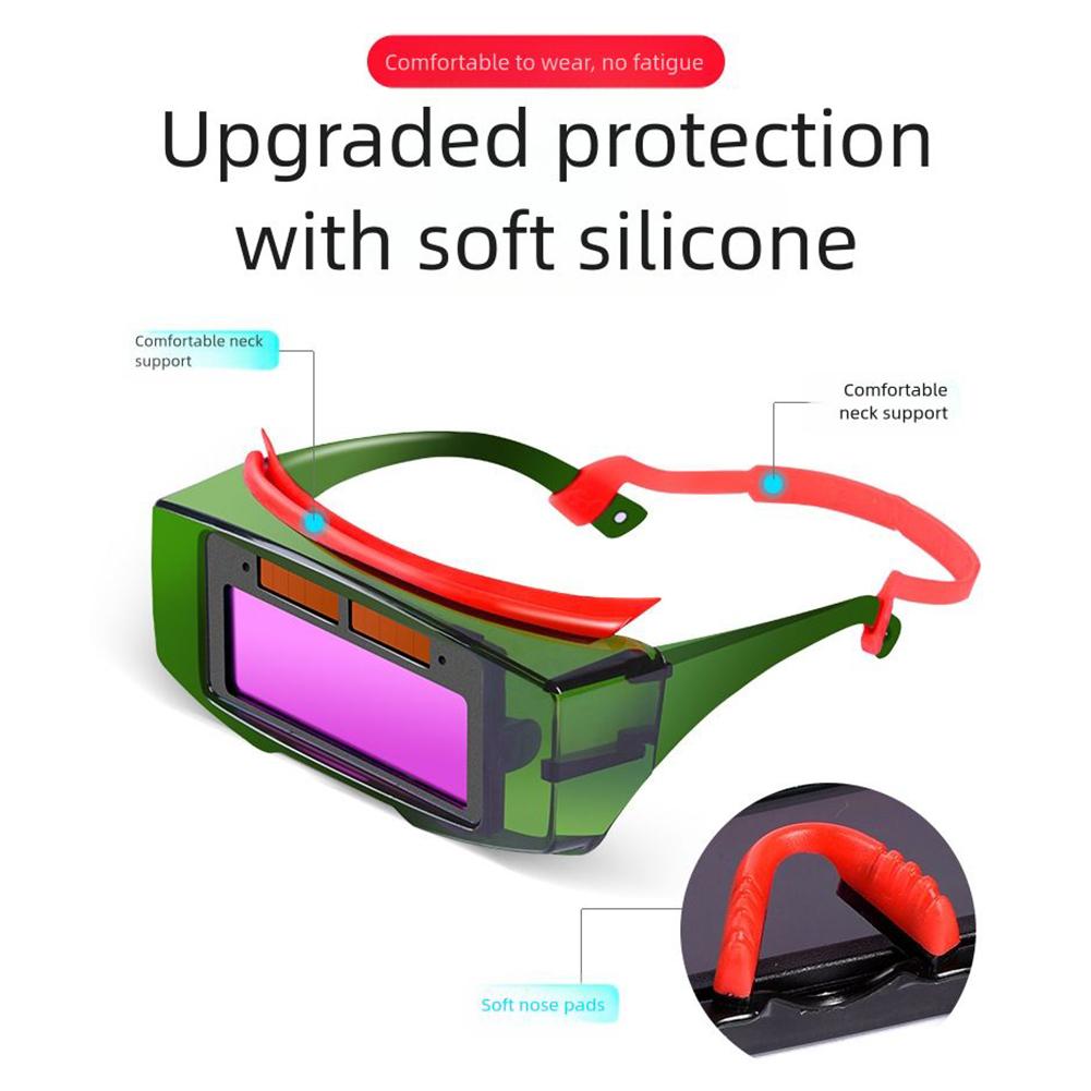 1-Pack Splash-Proof Auto-Darkening Welding Helmet For Welders, Professional Welding Goggless For TIG For MIG For MMA Welding
