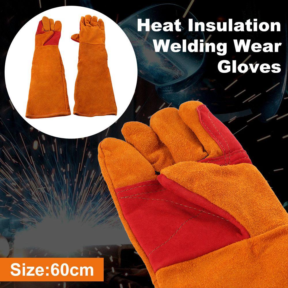 Comfortable Work Safety Gloves Flexible Leather Working Gloves Outdoor Welding Gloves Farms