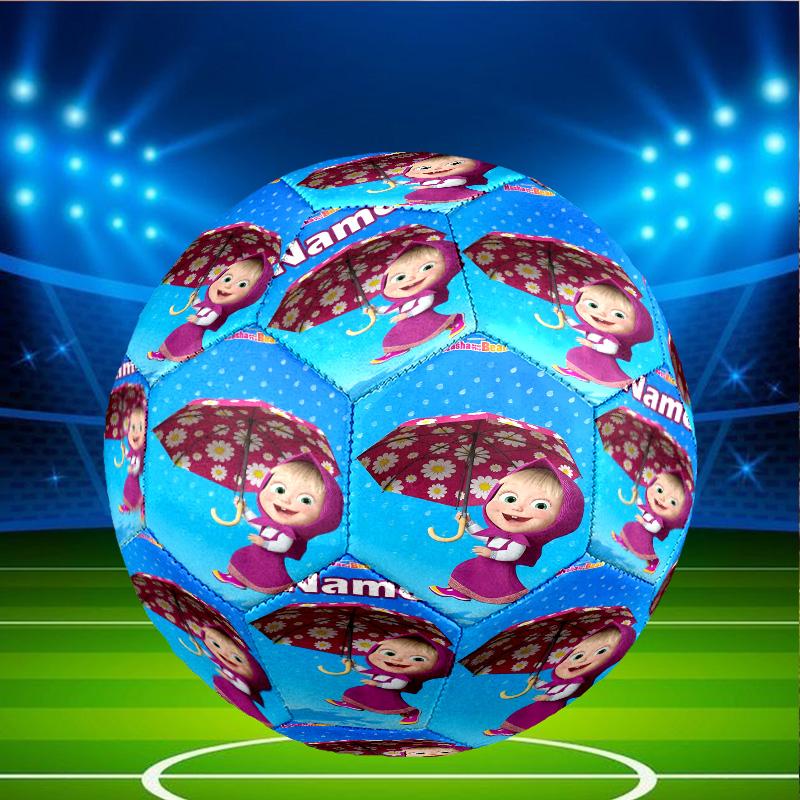 Custom Name Personalized Masha and The Bear-A Print Size 5 Soccer Ball Training & Match Football, for Team, Kicking, Gift for Football Enthusiasts