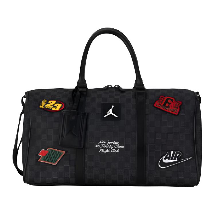 

Jordan Logo Minimalist Large Capacity Polyester Crossbody Gym Bag Unisex Gym Bag Black JD2543011AD-001 Black