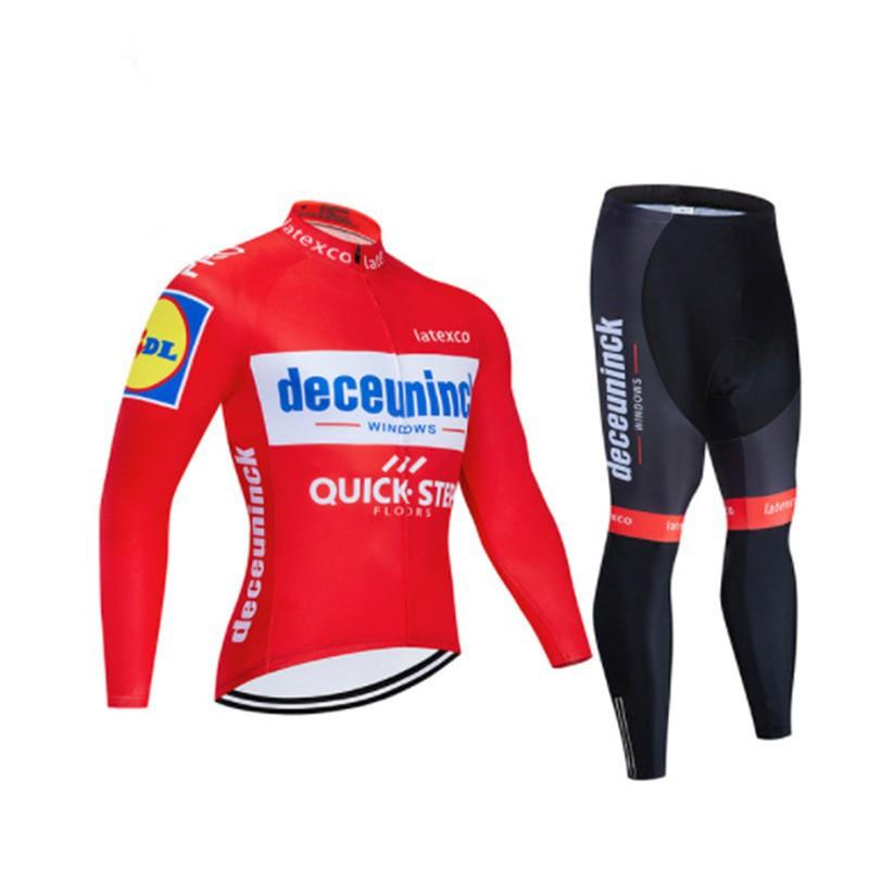 Tour De Quick Track Team Long-sleeved Breathable Sweat-wicking Strap Riding Suit Set Downhill Factory Drawable Design