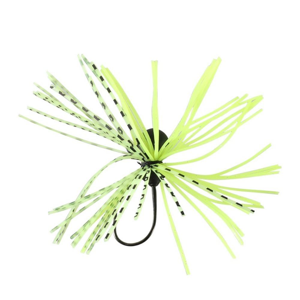 

3.5g Weight Silicone Jig Head Hooks Mini Size Spinner Fishing Lures Lures MINI Skirts Hook Fishing A-3.5g