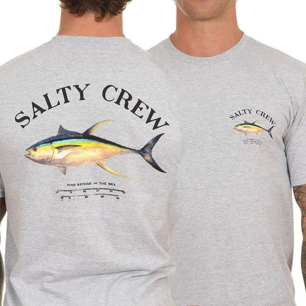 2024 Women's Men's Yellowfin Tuna Fishing Fisherman Fishing Gift T-Shirt. Short Sleeve 100% Cotton Casual T-Shirt Loose Top