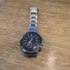 Used "Black Titanium" CITIZEN ATTESA Eco-Drive Radio Clock