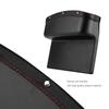 Auto Aufbewahrungsbox Auto Sitz Konsole Spalt Füllung Organizer Handy Karten Schlüsselhalter Box(Schwarz)