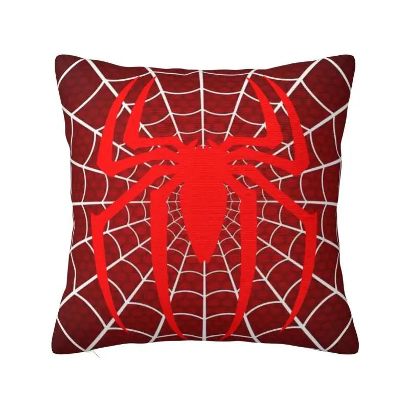 

Custom Nordic Style Spider Man Finger Gesture Throw Pillow Cover Home Decor Square Cushion Cover Pillowcover for Living Room 12x12Inch