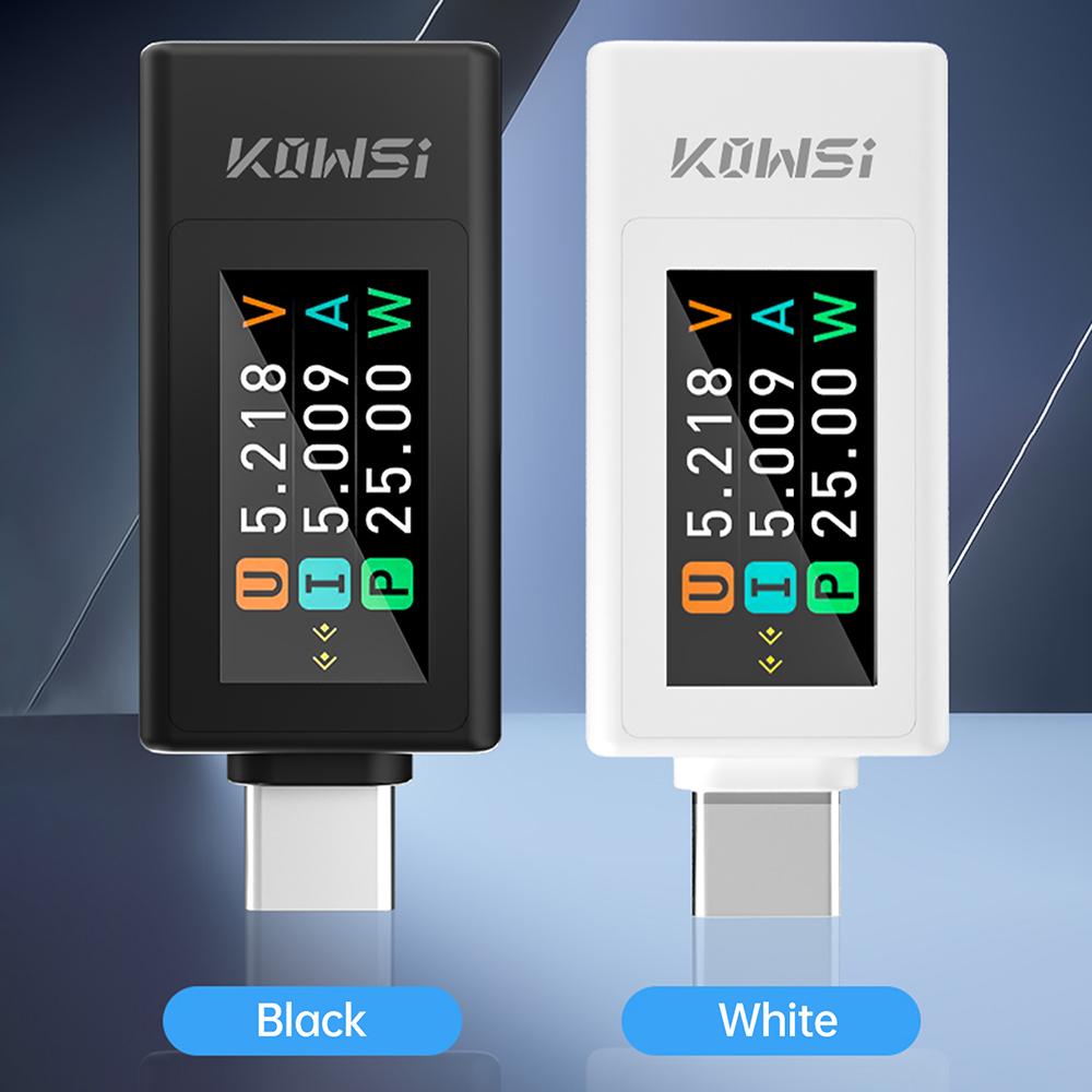 KWS-1902L DC 4-30V 0-8A 0.96inch TFT Display Voltage Current Power Meter 240W Multifunction Tester Type C Interface