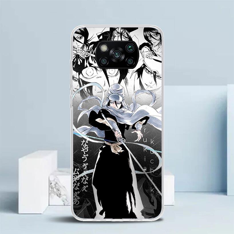 Bleach Kuchiki Rukia Soft Cover for Xiaomi Poco F7 Ultra X7 X6 X5 Pro M7 Phone Case Redmi 15 15C 13 13C 12 12C 10 10C Print Shel