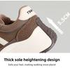 Pantofi de damă cu platformă de vară și toamnă. Înălțirea pantofilor de bord ocazional îmbinare pantofi sport din piele