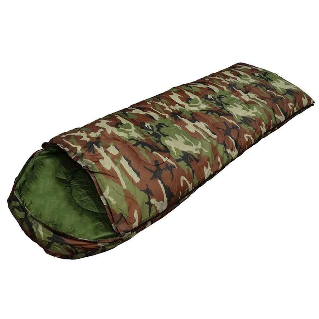 TCEVO Sleeping to (Tech Evo) All-Season Envelope-Style Bag, Cold-Resistant -15°C (Camouflage Pattern)