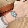 French Crushed Ice Blue Square Fashion Steel Belt Women'S Watch Xiaoxiangfeng Women'S Watch