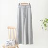 Women's High-Rise Summer Style Loose Fit Sweatpants with Drawstring, Wide Leg, Slightly Flared Yoga Pants