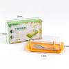 Butter Dish Box Container Cheese Server Sealing Storage Keeper Tray with Lid Cutting Butter Box
