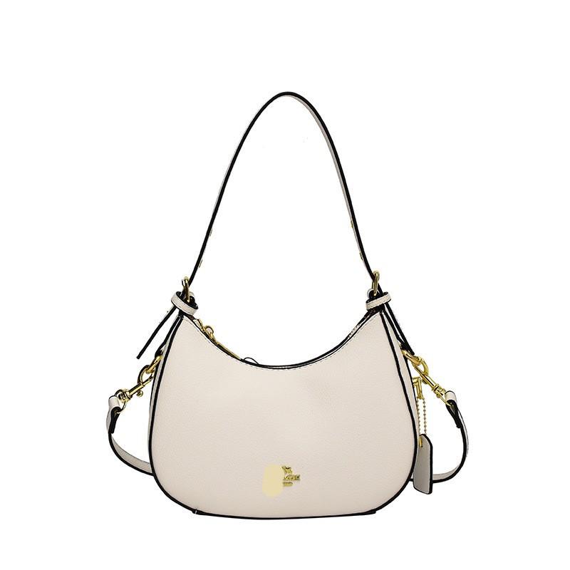 Dámská retro taška přes rameno s potiskem písmen pro rok 2025 – Trendy všestranná crossbody a podpažní kabelka