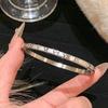 Starry Sky Silver Titanium Steel Bracelet for Women - High-End, Versatile, Full Diamond, Non-Fading Fashion Accessory