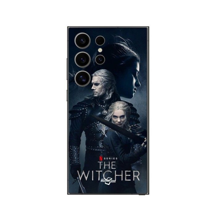 Phone Case - MANIACASE - Samsung Galaxy S24 Ultra - Silicone TPU - Black - The Witcher