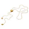 Gold Color Heart Chain Necklace Alloy Heart Pendant Necklace  Bijoux Femme