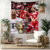 Bayern München Vægdekoration Vægtæppe Kunst Til Kæledyrs Mindesmærke Fødselsdag Bryllupsfest Baggrund Familiegave