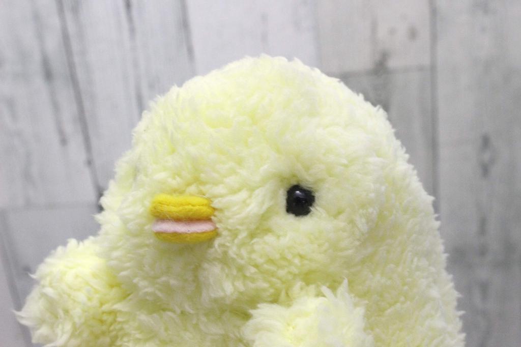 Shinada Babynature Chick Yellow (S) 10 x 10 x 12 cm Plush Animal Toy BBNI-0068Y