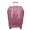 New Trolley Bag Detachable Universal Wheel Luggage Folding Storage Boarding Bag Expandable Suitcase Check-in Bag