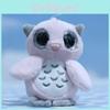 Charming Plush Owl Pendant Soft And Cuddly Keychain For Bags And Dolls